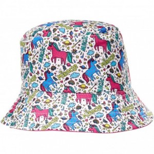Baseball Caps Little Sun/Rain Kids Hat- 50+ Uv Protection - Unicorn - C518Q8C23ZE $21.62