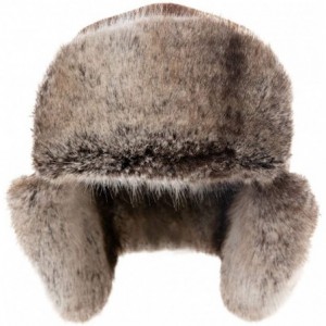 Bomber Hats Stylish Plaid Winter Wool Trapper Faux Fur Earflap Hunting Hat Ushanka Russian Cold Weather Thick Lined - CC192I7...
