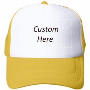 Baseball Caps Custom Hat- Customize Your Own Text Photos Logo Adjustable Back Baseball Cap for Men Women - CD18LGA794I $24.17