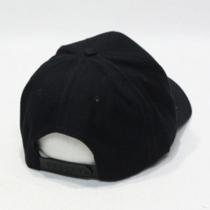 Baseball Caps Premium Plain Wool Blend Adjustable Snapback Hats Baseball Caps - Black - C2125MH8WU7 $26.44