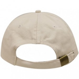 Baseball Caps Boat Small Embroidered Cotton Baseball Cap - Putty - CD12H0G3NTD $27.06