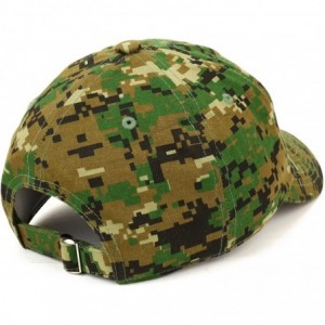 Baseball Caps Mommy Embroidered Soft Crown 100% Brushed Cotton Cap - Digital Green Camo - CK18SSCDYMZ $37.96