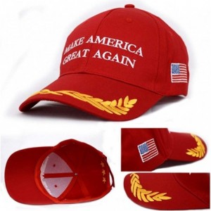 Baseball Caps Make America Great Again Embroidered Hat Trump 2020 Baseball Cap - Olive Branch-red - CA18R7XS75X $21.86