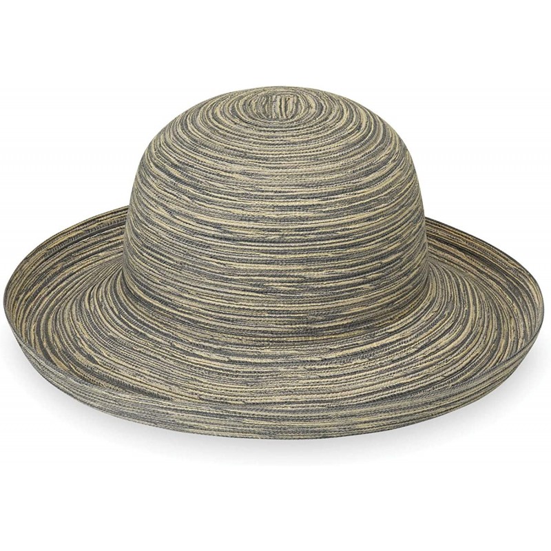 Sun Hats Women's Sydney Sun Hat - Lightweight- Packable- Modern Style- Designed in Australia - Cloud Grey - CW18AANTAGI $82.90