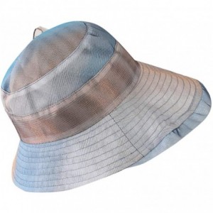 Sun Hats Women Ladies Summer Sunhat with Flower Beach Wide Brim Cap Straw Hat for Travel Vacation - Blue - C218RQ8C4XQ $18.25