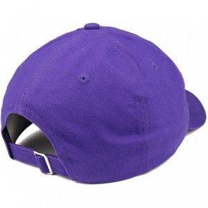 Baseball Caps Feminist Embroidered Brushed Cotton Adjustable Cap - Purple - CL18CS9A85M $37.35