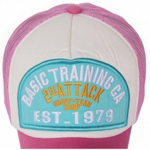 Baseball Caps Mesh Back Baseball Cap Trucker Hat 3D Embroidered Patch - Color6-3 - CU11XJ9EE6R $30.96