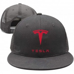 Baseball Caps Classic Tesla Car Baseball Hat for Mens Womens Trucker Cap - Tesla-10 - CZ18LG8KSM2 $38.67
