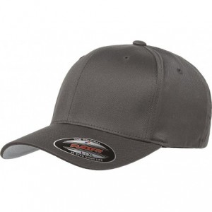 Baseball Caps Men's Athletic Baseball Fitted Cap - Dark Gray - CC184EUA874 $31.48