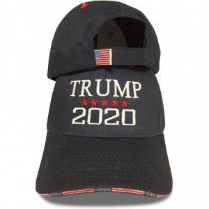 Baseball Caps 2020 Trump Stars '45' President Hat Embroidery 100% Cotton Navy/Red Cap Adjustable - CM18699DIWI $40.74