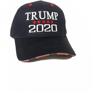Baseball Caps 2020 Trump Stars '45' President Hat Embroidery 100% Cotton Navy/Red Cap Adjustable - CM18699DIWI $34.25