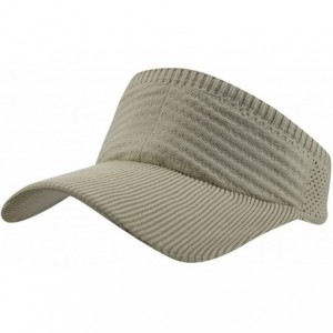 Visors Womens Summer Quick-Dry Mesh Empty Top Golf Stretchy Sun Baseball Visor Hat Cap - Beige - C318H3DOWKC $21.51