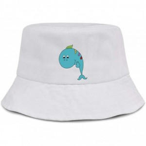 Bucket Hats Colorful Fish Clip Art Unisex Print Bucket Hat Fisherman Bucket Sun Hat - Colorful Fish Clip-1 - CC18TE8EIX0 $31.34