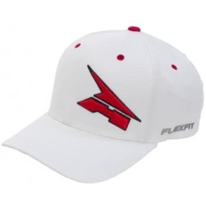 Baseball Caps Corporate Flexfit Hat (White/Red- Small/Medium) - White/Red - CU118WC0LIB $36.42
