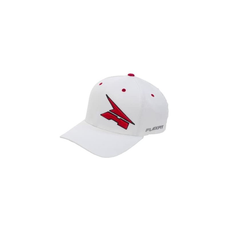 Baseball Caps Corporate Flexfit Hat (White/Red- Small/Medium) - White/Red - CU118WC0LIB $34.65