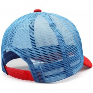 Baseball Caps Mens Womens Casual Adjustable Summer Snapback Caps - Red-13 - C318OZ450TE $33.81