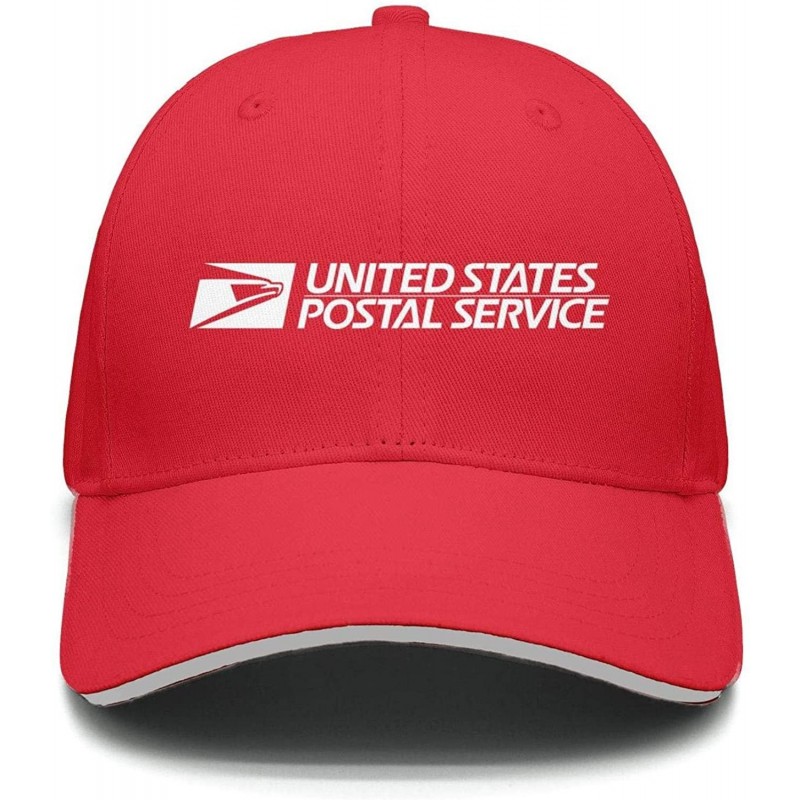 Baseball Caps Mens Womens White Stylish Adjustable Golf Hat - Red-1 - C218R4Y4C33 $39.60