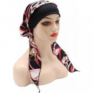 Skullies & Beanies Chemo Cancer Head Scarf Hat Cap Tie Dye Pre-Tied Hair Cover Headscarf Wrap Turban Headwear - CS198MWG3S3 $...