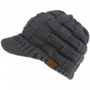 Skullies & Beanies Women Knitted Cap Winter Warm Ponytail Beanie Hats & Caps - Dark Grey - C1192KMU4C7 $29.52