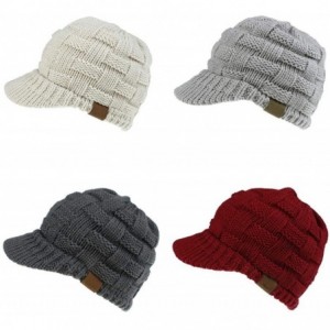 Skullies & Beanies Women Knitted Cap Winter Warm Ponytail Beanie Hats & Caps - Dark Grey - C1192KMU4C7 $32.08