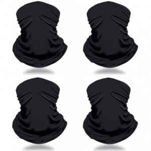 Balaclavas Multifunctional Neck Gaiter- Balaclava- Bandana Face Mask for Men Women - 4 Pack-black - C019040CT32 $10.63