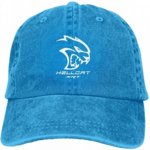 Baseball Caps Unisex Do-dge Hellcat SRT Baseball Cap Snapback Trucker Hat - Blue - C618YI2YN2C $33.19