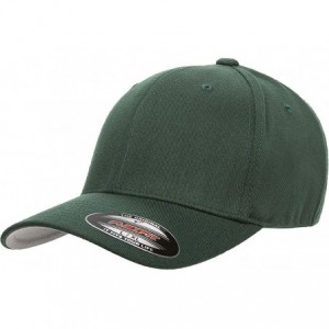 Baseball Caps Flexfit Premium Wool Blend Ballcap - Stretch Fit- Original Baseball Cap w/Hat Liner - Spruce - CH18H9M946R $15.10