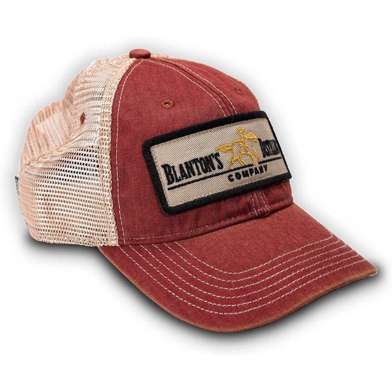 Baseball Caps Bourbon Trucker Hat - Red - CT189TY43OL $71.14