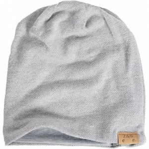 Skullies & Beanies Slouch Beanie Hat for Men Women Summer Winter B010 - B010-light Grey - CH1212L9A4X $24.74
