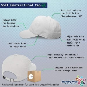 Baseball Caps Custom Soft Baseball Cap Seal of Guam Embroidery Cotton Dad Hats for Men & Women - White - CC18THEYCOZ $29.62