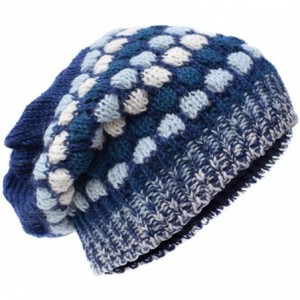 Skullies & Beanies Woolen Knitted Fleece Lined Multicoloured Beanie Hats - U - CB12O9PPCUW $62.23