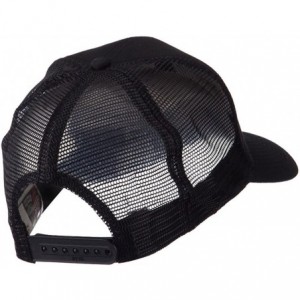 Baseball Caps Skull and Choppers Embroidered Military Patched Mesh Cap - Red Eyes - CW11FITQCCZ $38.91