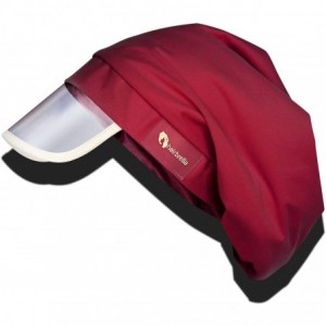 Rain Hats Women's Rain Hat- Waterproof- Sun Protection- Satin-Lined- Packable - Cranberry - CL189K5A570 $77.84