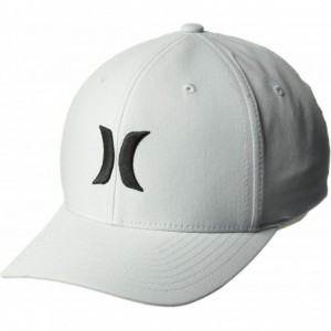 Baseball Caps Men's Dri-fit One & Only Flexfit Baseball Cap - Wolf Grey/Black - C618HOWZXUN $69.51