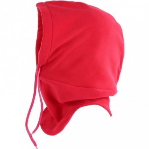 Skullies & Beanies Balaclave Fleece Windproof Ski Mask Face Mask Tactical Hood Neck Warmer - Heavyweight-red - CL18LR4WDNX $2...