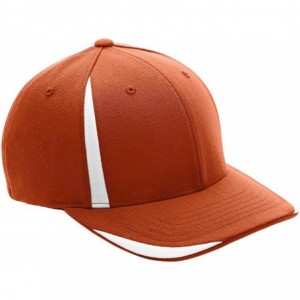 Baseball Caps Pro Performance Front Sweep Cap (ATB102) - Sp Brnt Org/Wht - CR12HHBDL6B $24.21