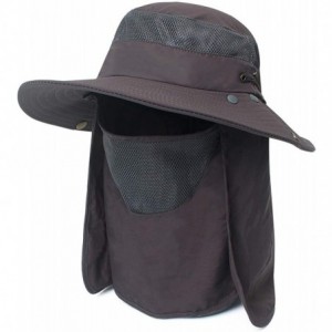 Sun Hats Unisex Fishing Hat Men Sun Protection Cap Garden Travel Lawn Work Outdoor Sports Hiking Hats Neck Flap - C418TKDRLXQ...