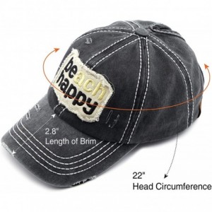 Baseball Caps Exclusives Hatsandscarf Washed Distressed Cotton Denim Ponytail Hat Adjustable Baseball Cap (BT-761) - C318RIAX...