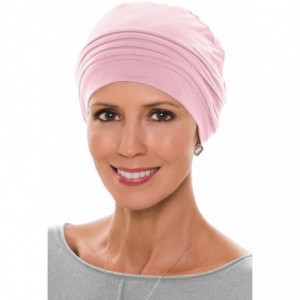 Skullies & Beanies Bamboo Couture Cap- Cancer Headwear for Women - Luxury Bamboo - Cameo Pink - C5180WODRYR $50.45