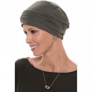 Skullies & Beanies Bamboo Couture Cap- Cancer Headwear for Women - Luxury Bamboo - Cameo Pink - C5180WODRYR $41.38