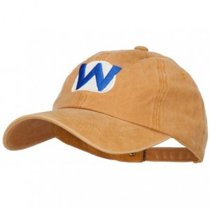 Baseball Caps Mario Luigi Wario Waluigi Embroidered Unstructured Cap - Gold - CI185ODRM5T $51.57