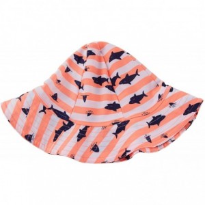 Sun Hats Baby Girls UV Sun Cap UPF 50+ Sun Protection Bucket Hat 3-6Y - Orangefish15 - CN18A89XQER $31.31