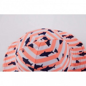 Sun Hats Baby Girls UV Sun Cap UPF 50+ Sun Protection Bucket Hat 3-6Y - Orangefish15 - CN18A89XQER $31.67