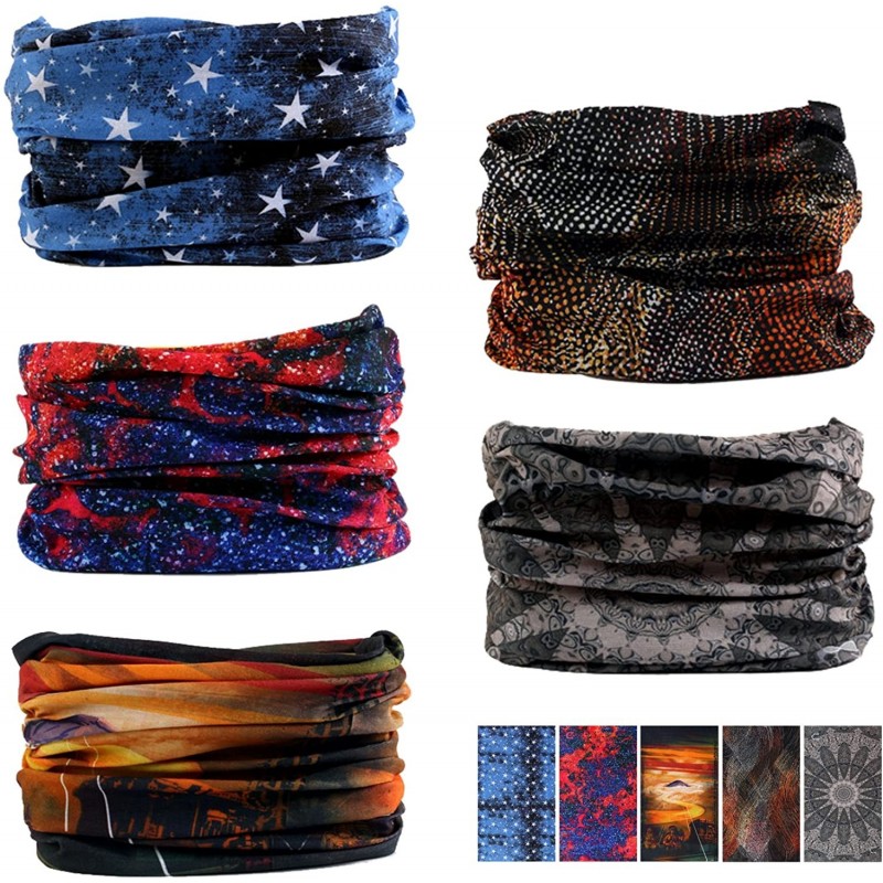 Headbands Wide Headbands for Men and Women Athletic Moisture Wicking Headwear for Sports-Workout-Yoga Multi Function - CU12N9...