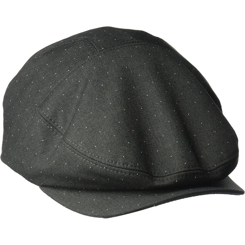 Newsboy Caps Men's Bryant Hat - Charcoal Dot - CC184ETA9O8 $83.54