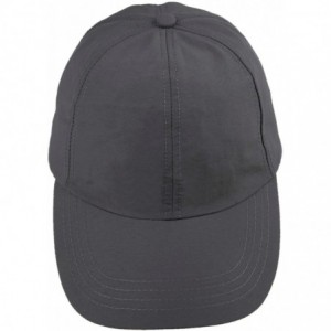 Baseball Caps Baseball Cap Hat-Running Golf Caps Sports Sun Hats Quick Dry Lightweight Ultra Thin - Grey(solid Color) - CQ12I...