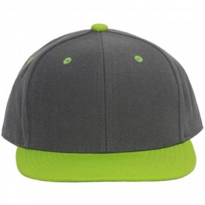 Baseball Caps Vintage Snapback Cap Hat - Grey Neon - CK1162K249T $23.37