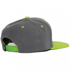 Baseball Caps Vintage Snapback Cap Hat - Grey Neon - CK1162K249T $20.65