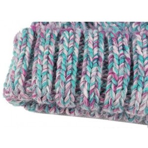 Skullies & Beanies Women Warm Winter Knit Ski Beanie Skull Slouchy Cap Hat - Purple - CY188O76ESX $22.43