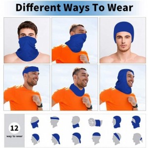Balaclavas Neck Gaiters Face Mask Balaclava Breathable Bandana Face Scarf For Men Women Outdoor Summer - CX199GM94E3 $18.30
